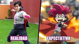 Lanzamientos Beyblade Burst QuadDrive en la Vida Real