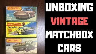 UNBOXING MATCHBOX CARS FROM THE 1970s & 1980s