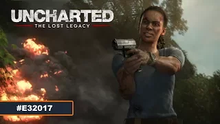 Uncharted: The Lost Legacy – E3 2017 сюжетный трейлер (PS4) [4K]