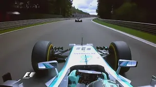 Hamilton VS Rosberg Onboard Spa 2014 Contact