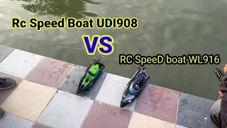 Rc Speed Boat UDI908 VS WL916 Lokasi Kali Kadia Kota Kendari