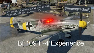 Bf 109 F-4 experience | War Thunder