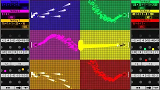 Territory War with Calculators and Upgrading Cannon - Marble Race in Algodoo