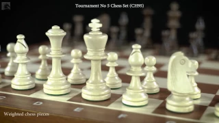 Sunrise Tournament No 5 chess set CH95