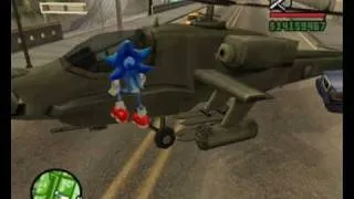 sonic in GTA SA