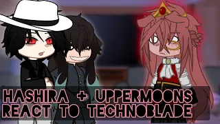 Hashira + Uppermoons react to the DSMP {1/?} {TechnoBlade}