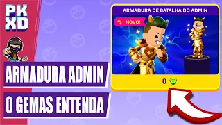 PK XD | NOVA ARMADURA GRÁTIS DO ADMIN, ZERO GEMAS SAIBA COMO RESGATAR