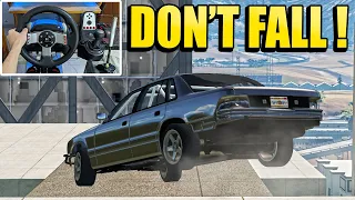 DON'T FALL CHALLENGE! |  Goosiest Challenged Me - BeamNG.Drift W/ Logitech G27 + Wheel Cam #4