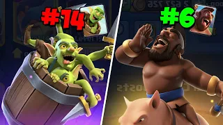 Ranking ALL 23 Win Conditions in Clash Royale from Worst to Best