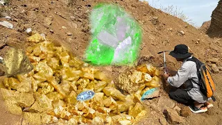 Wow found more gold & gemstones discovered-OMG! find most expensive pearls and mine Gold