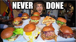 THE BEST BURGER CHALLENGE I'VE EVER TRIED (And It's Undefeated) | Joel Hansen Raw