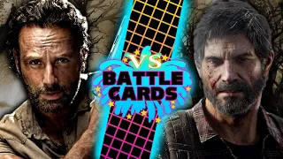 Rick Grimes VS Joel Miller (The Walking Dead VS The Last of Us) - VS Battle Cards