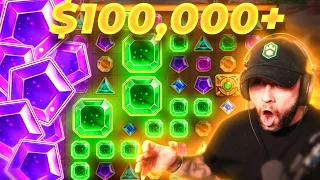 Buying $100,000+ worth of BONUSES on GEMS BONANZA!! (Bonus Buys)