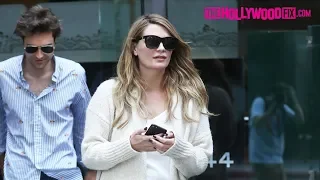 Mischa Barton Dodges Questions About 'The Hills' While Leaving Lunch With Her Boyfriend At Mr. Chow