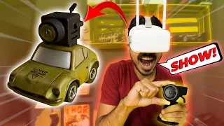 O SURPREENDENTE Micro Carrinho RC com Câmera FPV e ÓCULOS! | Diatone SNT JustAir Q25