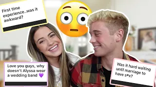 Answering juicy questions! Q&A | Alyssa & Dallin