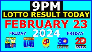 9pm Lotto Result Today February 23 2024 (Friday)