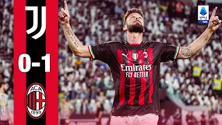 Giroud heads us to the Champions League | Juventus 0-1 AC Milan | Highlights Serie A