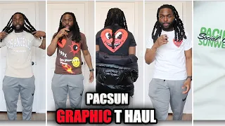 PacSun Graphic Tees Clothing TRY-ON haul