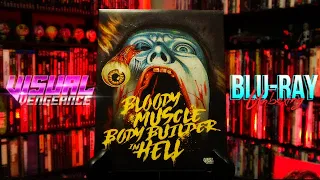 Visual Vengeance | BLOODY MUSCLE BODY BUILDER IN HELL (1995) Collector's Edition Blu-Ray Unboxing