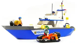 Sluban M38-B0657 Police boat  | Police playset for LEGO FANS