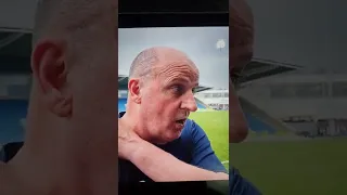 The ever changing voice of Paul Cook Chesterfield Manager