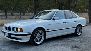 Bmw 540i e34 6 speed manual sweden