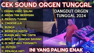 DANGDUT ORGEN TUNGGAL CEK SOUND 2024 - PALING ENAK COVER MAYA CHANDRA FULL BASS JEDUG AUDIO JERNIH