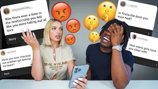 Asking My Boyfriend Questions I Don't Want To Know The Answers To!! *GETS AWKWARD*