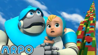 Robot Playdate Funday | | ARPO the Robot Fun Cartoons | Moonbug Kids Cartoon Adventure