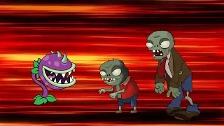 Plants Vs Zombies Adventures: Chomper greedily fights zombies | Jan Cartoon