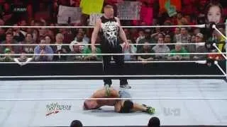 Brock Lesnar Attacks John Cena_RAW 09.04.2012 русс,озв от 545TV