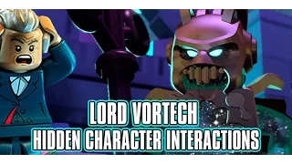 LEGO Dimensions Lord Vortech Hidden Character Interactions & Dialogue! Pulled From Game Dev Files!