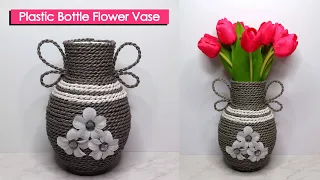 DIY Plastic Bottle Flower Vase Ideas | Best Out of Waste | Vas bunga dari botol plastik bekas