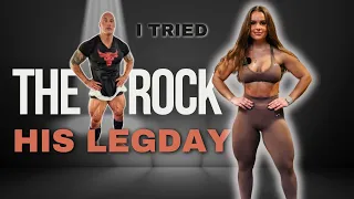 I TRIED THE ROCK'S BRUTAL LEGDAY..