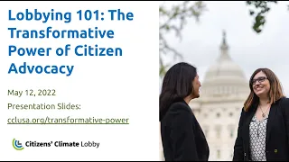 Lobbying 101: The Transformative Power of Citizen Advocacy