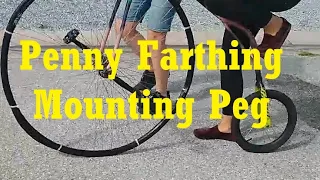Penny Farthing (High Wheel) mounting peg