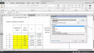 Excel - výukové video - plocha zahrady - Posun posledniho bodu - 2.část