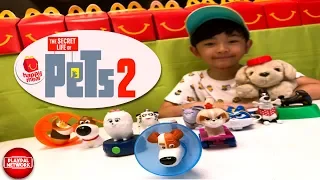 2019 The Secret Life Of Pets 2 McDonalds Happy Meal Toys | Liam Playpal Network