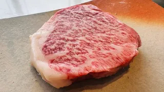 A5 Matsusaka Wagyu Beef Steak and sushi - Highest quality Wagyu in the world / Teppanyaki at Tokyo