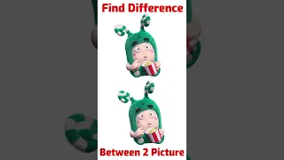 Spot The Differences Of Oddbods Cartoon Characters #shorts #different