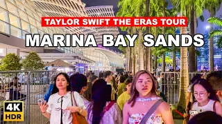 Singapore Marina Bay Sands Taylor Swift The Eras Tour Supporter Crowd 🇸🇬🤩