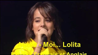 Lolita Alizée - French English Lyrics & Paroles