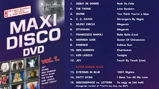 80s MAXI DISCO DVD 📺🎬📼 Euro-Disco Hi-NRG Italo-Disco Synth-Pop Disco Music Videos Dance Hits '80s