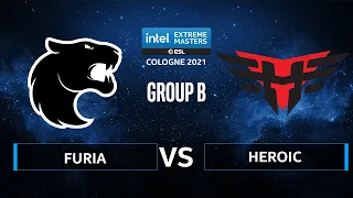 CS:GO - FURIA vs Heroic [Nuke] Map 2 - IEM Cologne 2021 - Group B