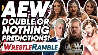 AEW All Elite Wrestling Double Or Nothing Predictions! | WrestleTalk's WrestleRamble