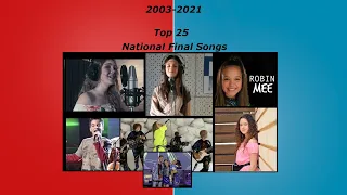 Top 25 Jesc National Final songs (2003-2021)