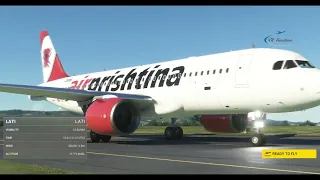 Air Prishtina A320 NEO - Tirana to Prishtina | MSFS 2020