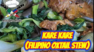 How to make Kare Kare (Filipino Oxtail Stew) | Mexapino Meals |