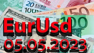 Курс евро доллар Eur Usd. Прогноз форекс 05.05.2023 евро доллар. Forex. Трейдинг с нуля.